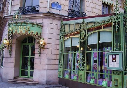 "When talking about French Macarons one can’t forget the famous LADURÉE boutique - bakery. They have the most tasting, delightful and gorgeous pastries."